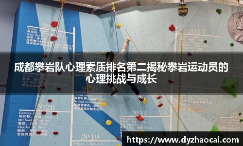 成都攀岩队心理素质排名第二揭秘攀岩运动员的心理挑战与成长