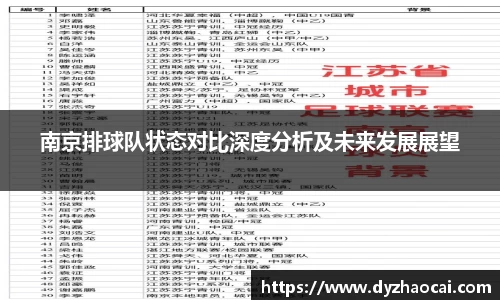 南京排球队状态对比深度分析及未来发展展望